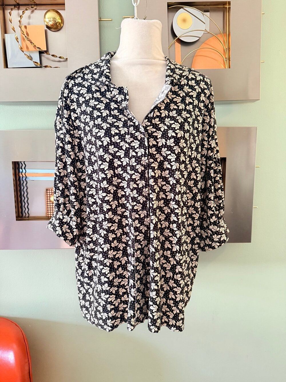 Norma Kamali button down shirt